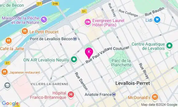 Localisation Jeanne Bouteiller