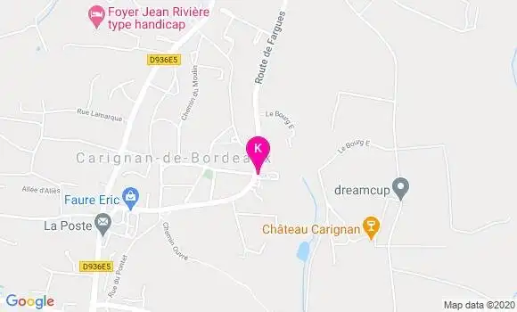 Localisation Damien Galimard