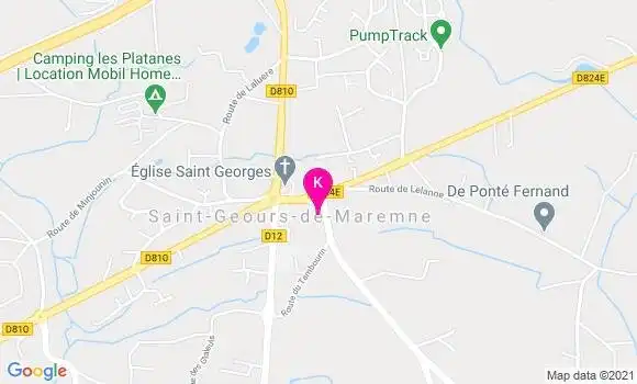 Localisation Alexandre Gury