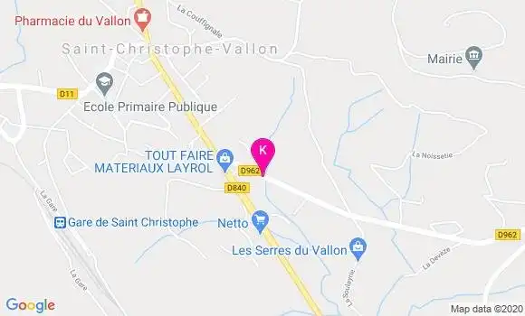 Localisation Myriam Lauret