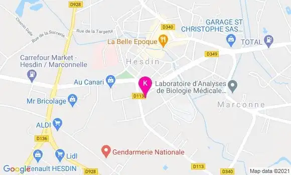Localisation Myriam Lavoine