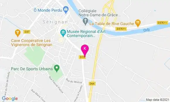 Localisation Brigitte Banegas