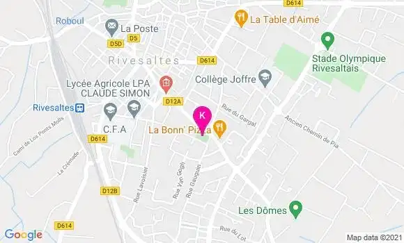 Localisation Ann Gaelle Berthe