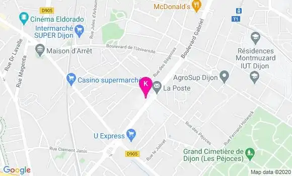 Localisation Anne Charlotte Loron