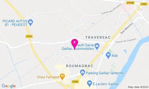 Localisation Elodie Verdus Roques