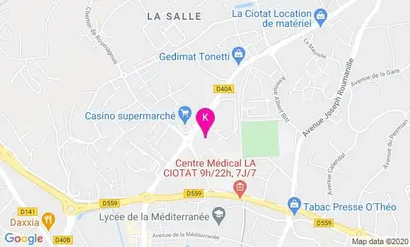Localisation Lea Camisullis