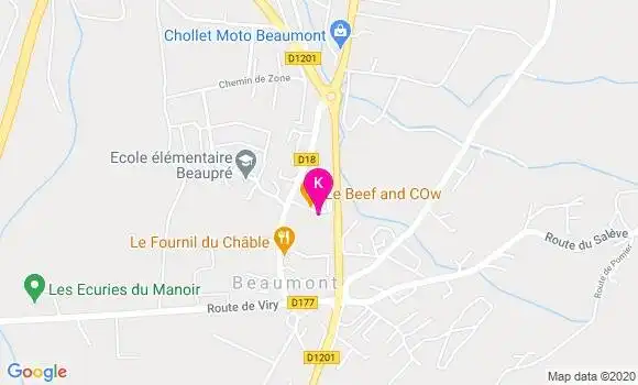 Localisation Fanny Georgeon