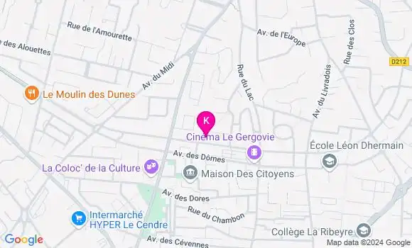 Localisation Sarah Mager Maury