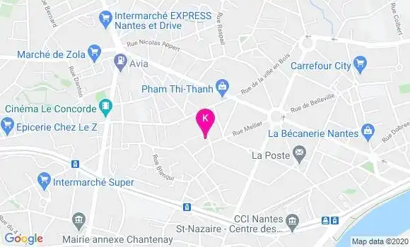 Localisation Vincent Laverriere
