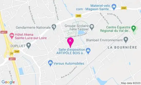 Localisation Maxime Bahuaud