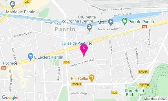 Localisation Eugene Bry