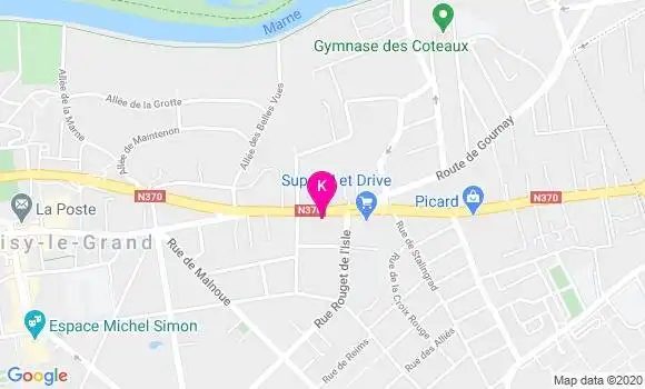 Localisation Sebastien Frugier