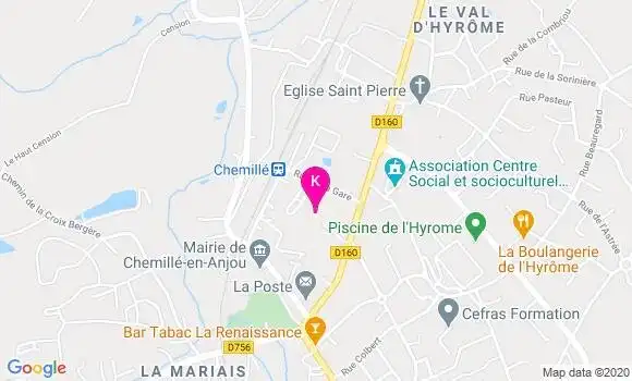 Localisation Jean Francois Bondoux
