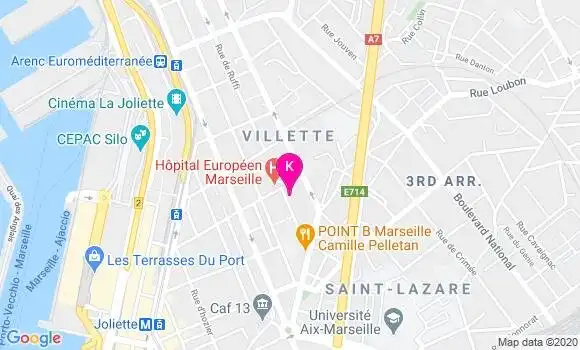 Localisation Thomas Baccino