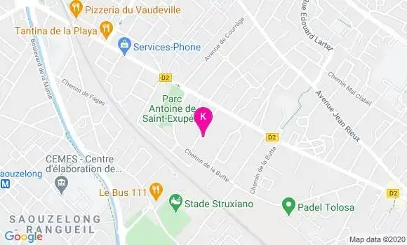 Localisation Jean Francois Llauro
