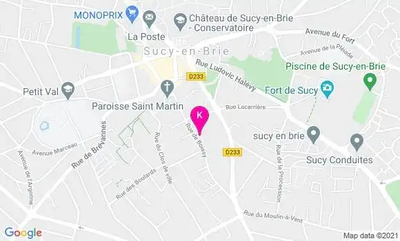 Localisation Aurore Chambaudu