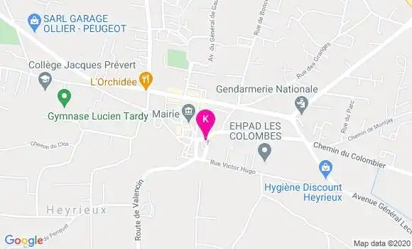 Localisation Marie Josephe Manin