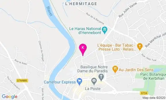 Localisation Loic Le Bourligu