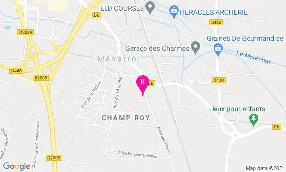 Localisation Claire Aurouet