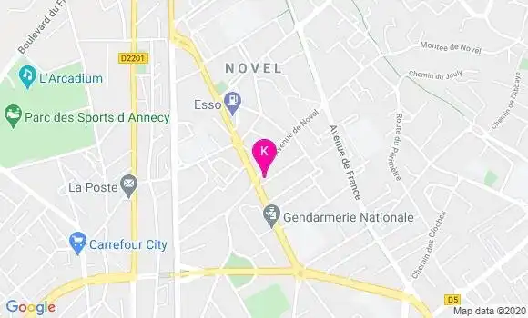Localisation Isabelle Bestel