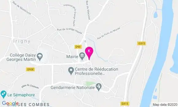 Localisation Natacha Dury
