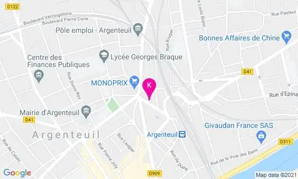 Localisation Alexandre Gadat