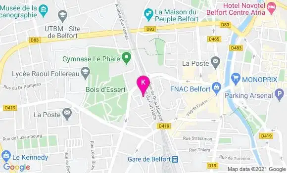 Localisation Estelle Moltenis