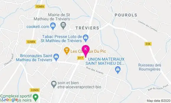 Localisation Mathilde Andre