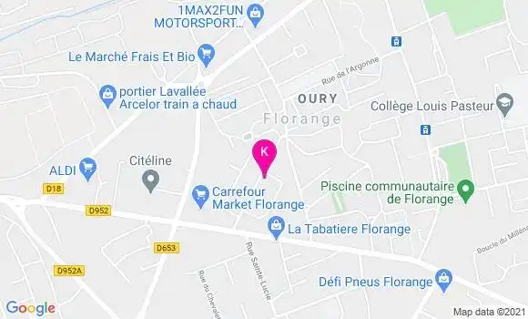 Localisation Celine Thiry