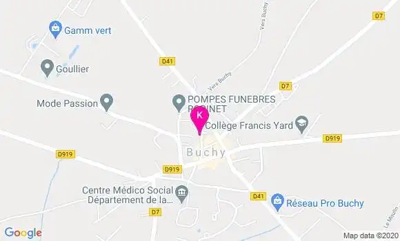 Localisation Antoine Coussens