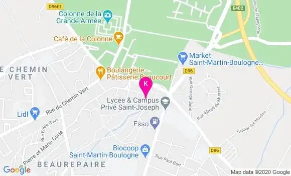 Localisation Samuel Vercambre