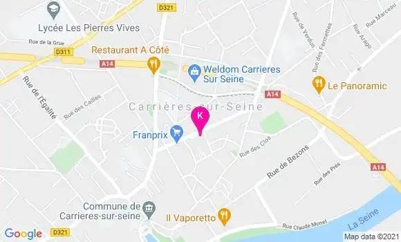 Localisation Anne Mougenot