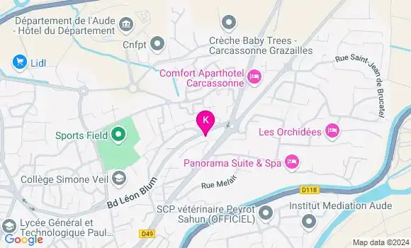 Localisation Fabienne Baron