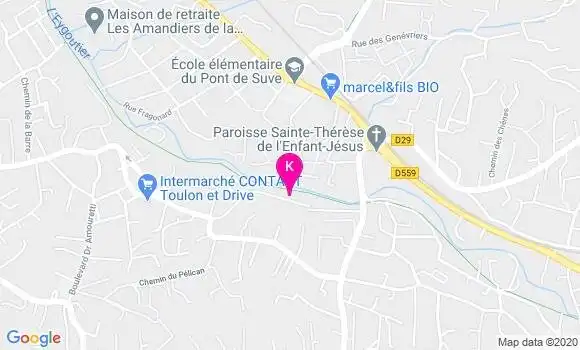 Localisation Carine Letombe