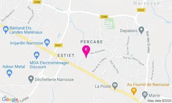 Localisation Nathalie Sibe Dupouy