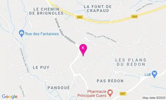 Localisation Francoise Casanova