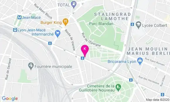 Localisation Valentin Roche