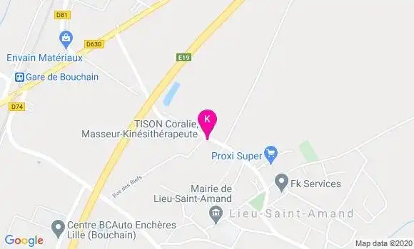 Localisation Emilien Mateo