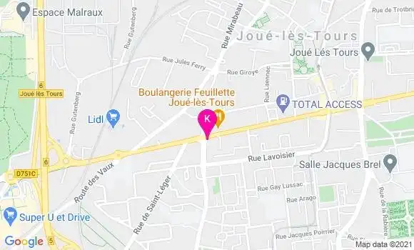 Localisation Camille Navineau