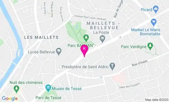 Localisation Sophie Mathe