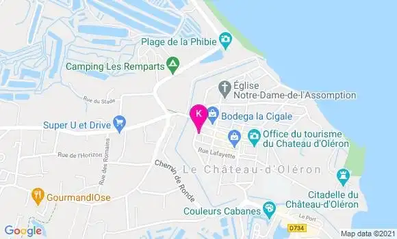 Localisation Julie Bertheux