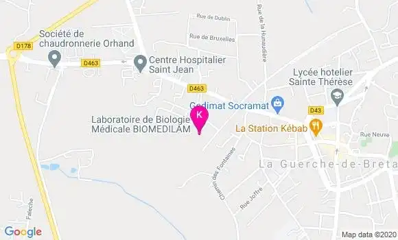 Localisation Sophie Guichard Le Guilloux