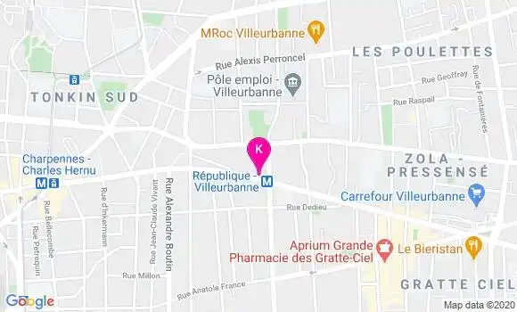 Localisation Jean Pierre Lingois