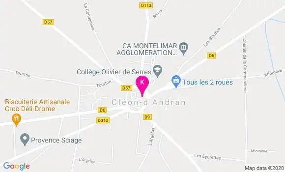 Localisation Clemence Calatayud