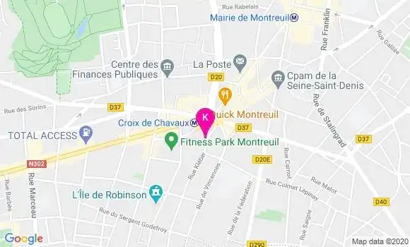 Localisation Baptiste Benezeth