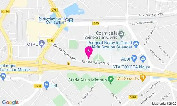 Localisation Marion Gallet De Saint Aurin