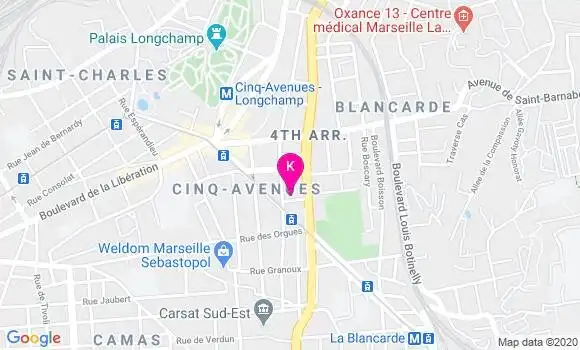 Localisation Mathilde Taffe
