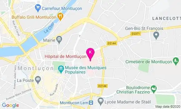 Localisation Emilie Petit Jean