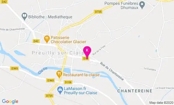 Localisation Claudine Lopez