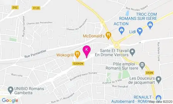 Localisation Lucile Gravier